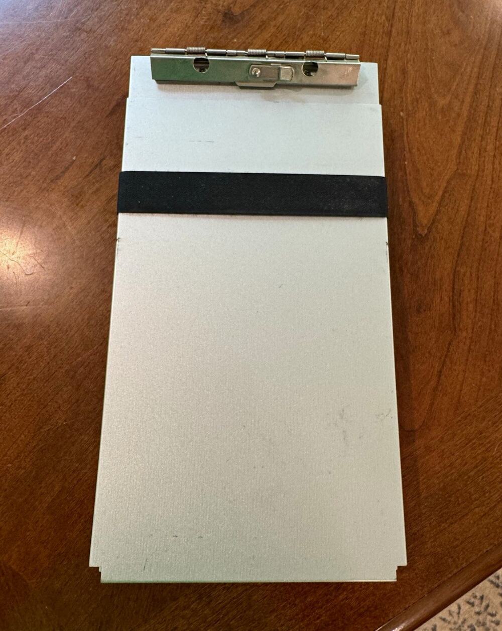 Saunders Aluminum Copy Holder Clipboard w/ Clip & Strap, Model TENT 6234535